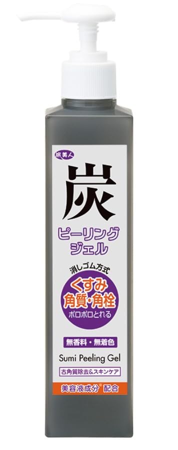Amazon.co.jp: 炭ピーリングジェル 炭洗顔クリーム 毛穴ケアセット
